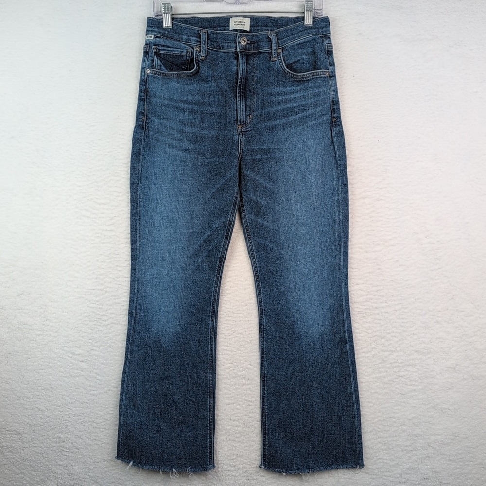 Citizens Of Humanity Isola Cropped Boot Jeans Women's‎ 29 Raw Hem Lawless